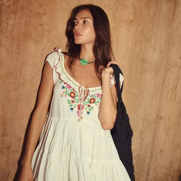 Free People Celia Mini Dress Size S - Picture 1 of 4